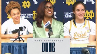 Postgame Press Conference | Duke | Women's Basketball