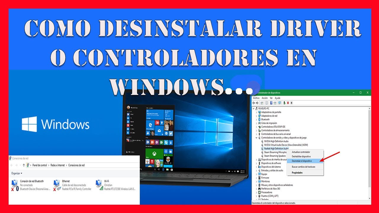 Como Desinstalar Controladores En Windows 11/10 Y Otros Sistemas ...