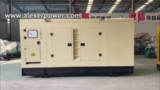 Weichai original 160KW soundproof generator WP10D200E201 engine with burshless alternator automatic