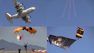 17/05/05 岩国基地フレンドシップデー2017 パラシュート降下 U.S. Army Golden Knights Performance at MCAS Iwakuni FSD