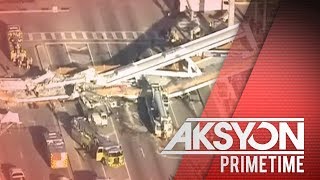 4 patay sa pagbagsak ng overpass sa Florida