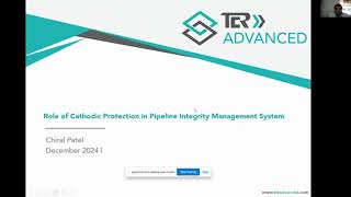 Webinar on Role of Cathodic Protection in Pipeline Integrity Management System