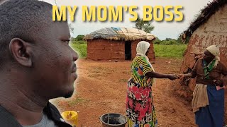 Visiting My African Mom at Her Hard Job – Surprised to Meet Her Boss!