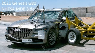 2021-2023 Genesis G80 NHTSA MDB Side Crash Test