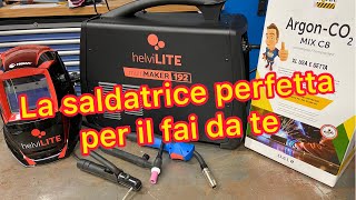 La saldatrice perfetta per il fai da te - Recensione Multimaker 192 Helvilite  MMA MIG MAG TIG