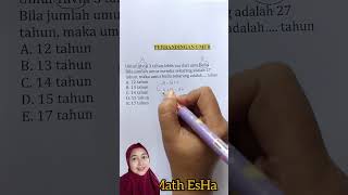 PSIKOTES PERBANDINGAN UMUR SOAL TES MASUK KERJA