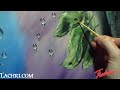 how to paint easy bubbles and water droplets time lapse demo by lachri