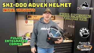 Ski-doo Advex Helmet for Snowmobiling | Initial Impressions | What Do We Think After 1000 kms?