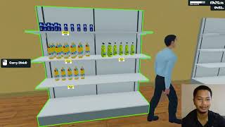 SUPERMARKET SIMULATOR PART3 AKU DAH ADA 2 ORANG PEKERJA!