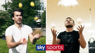 Trying Vasiliy Lomachenko’s unorthodox training techniques! | Juggling \u0026 keepy-ups