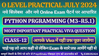 Day-12 | Python Practical || O Level Practical || Python Programming Practical O Level || PreptShala