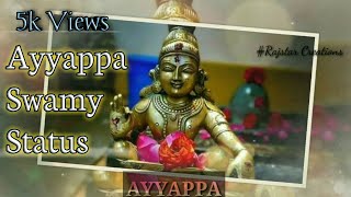 Ayyappan Swamy Telugu Whatsapp Status ||  కోత అయ్యప స్టేటస్|| #Rajstar_Creations||