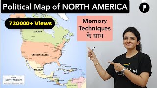 World Map: NORTH AMERICA Political Map - Learn all countries on map