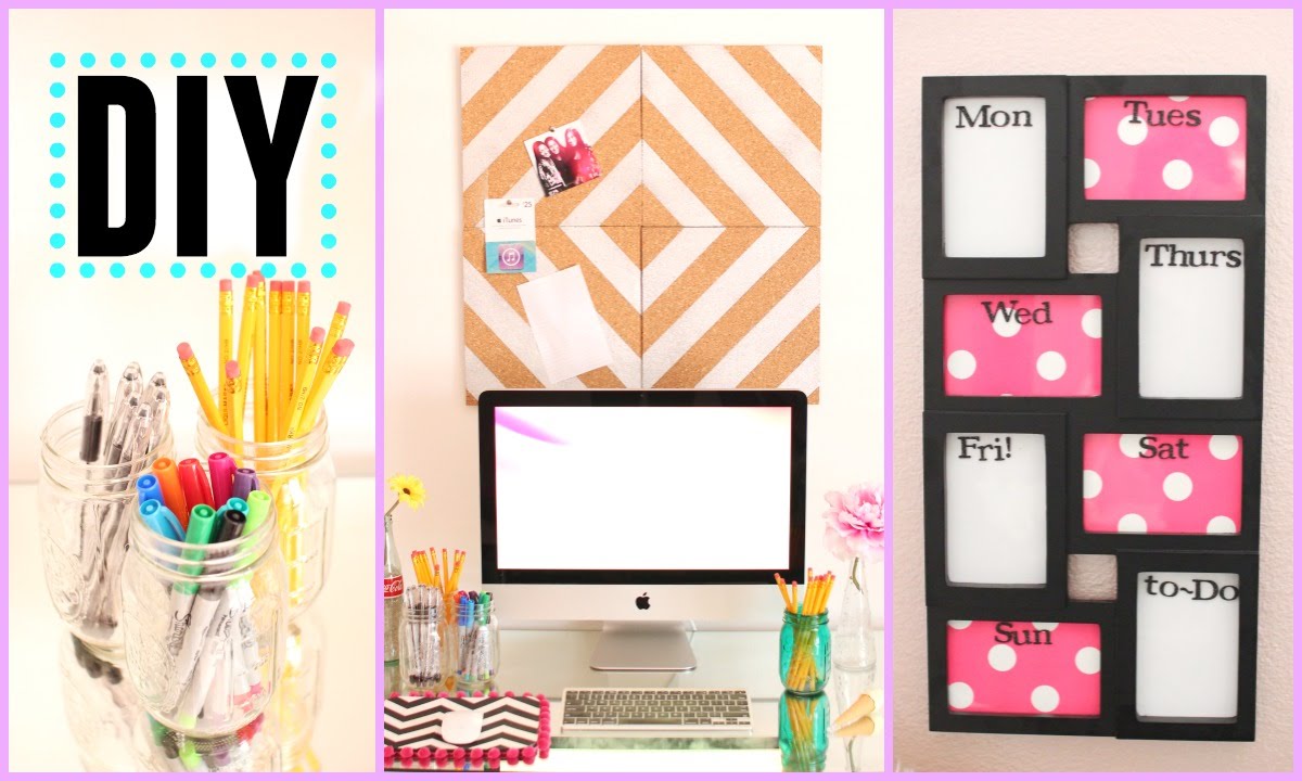 Diy Back To School Room Decor Organization Youtube
