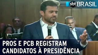 TSE recebe primeiros registros de candidaturas à presidência | SBT Brasil (01/08/22)