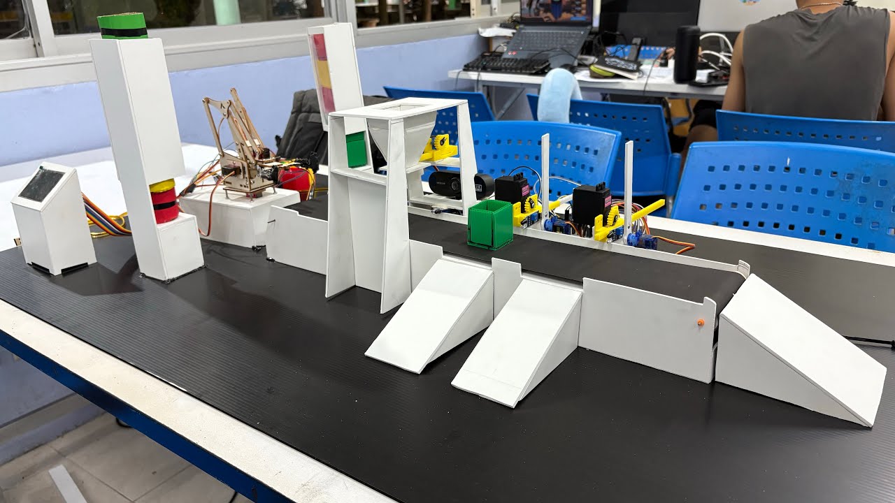 Smart Conveyor Mini Project Iot Youtube