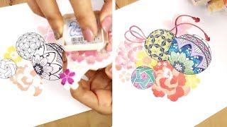 Japan: Creating art with eraser stamps