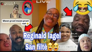 ay fout me zen reyaksyon Reginald Calvert aprè live Shaba Blondedy apfout Claudia nancho pran prizon