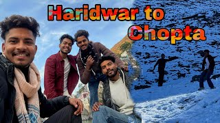 Haridwar To Chopta by Bike | Tungnath Temple Snowfall