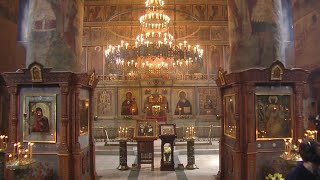Литургия преждеосвященных даров 5 апреля 2022, Сретенский мужской монастырь, г. Москва