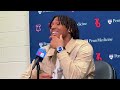Tyrese Maxey Reacts To James Harden Sixers Return And Kelly Oubre Calling Referees Btch3s