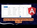 Server Side Pagination, Sorting and Filtering in Angular | Angular Tutorials