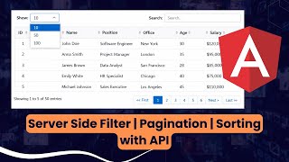 Server Side Pagination, Sorting and Filtering in Angular | Angular Tutorials