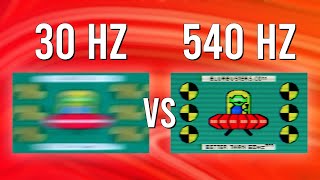 Why Higher Refresh Rates Matter - 30Hz vs 60Hz vs 120Hz vs 240Hz vs 540Hz