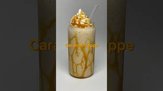 Caramel frappe :) キャラメルフラペチーノ #shorts #homemade