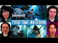 REACTING to *Jurassic World* BACK IN BUSINESS?? (First Time Watching) Action Movies