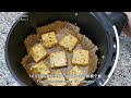 【美食vlog】空气炸锅咸蛋黄招牌海鲜豆腐，升级版马来西亚料理air fryer homemade seafood tofu with salted egg yolk【jiji s kitchen🍴】