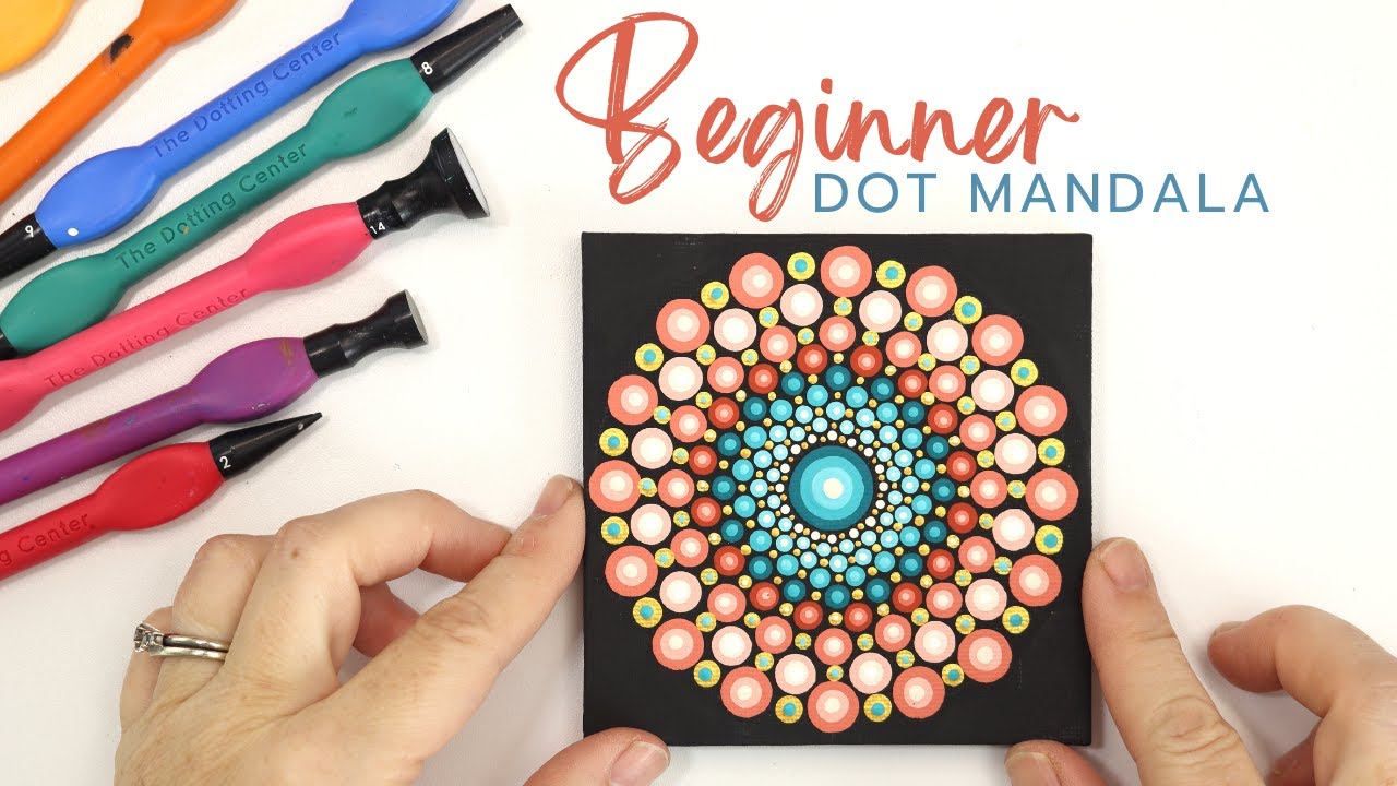 Step By Step Beginner Mandala Dot Painting