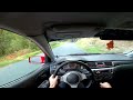 mitsubishi lancer evo 8 mountains drive pov