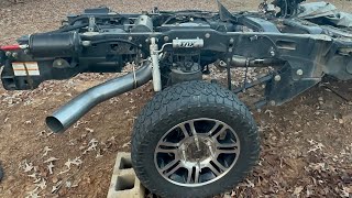 Installing A 5” Exhaust On The Worlds CHEAPEST KELDERMAN ALUMIDUTY! *SPELAB 6.7 Powerstroke*