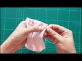 easy how to make a mask diy วิธีทำผ้าปิดจมูก ป้องกันฝุ่นง่ายมากๆ