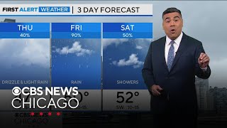 Areas of drizzle, fog into Thursday for Chicago