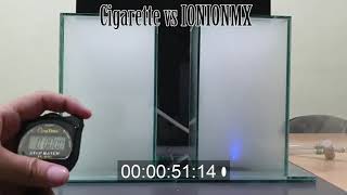 IONION MX testing with Smoke Cigarette