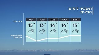 התחזית 17.04.19: קר מהרגיל בעונה