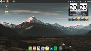 Linux Mint Cinnamon personalización de escritorio.