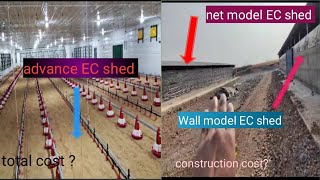 How to build advance Ec shed,wall model Ec shed,net model Ec shed ,with low cost construction