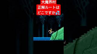 大魔界村 正解ルートはどこですか？ #魔界村 #大魔界村 #超魔界村 #レトロゲーム #retrogaming #帰ってきた魔界村 #gaming #中ボス #ボス戦 #ボスバトル