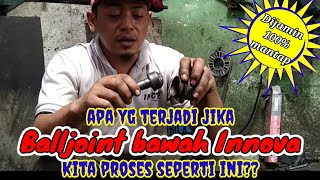 Cara Perbaikan Balljoint bawah innova dg sistim sambung//by EVAN UNDERSTEEL.