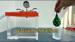 Episode 1/Testing Balloon VS Vacuum #experiment #vacuum #science #physics #balloon