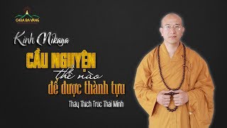 Cầu Nguyện Thế Nào Để Được Thành Tựu | Kinh Nikaya Giảng Giải | Thầy Thích Trúc Thái Minh