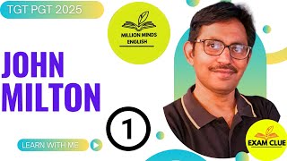 John Milton Key MCQs | Exam-Focused Questions for TGT PGT  English | Part 1 @millionmindsenglish