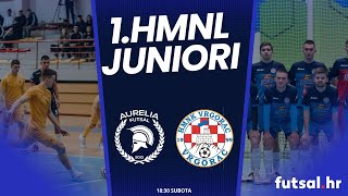 1.HMNL Juniori IV. kolo | Aurelia Futsal - Vrgorac |