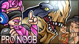 LONG WRINKLY AND BRIGHT - Pro and Noob VS Monster Hunter Wilds Beta!