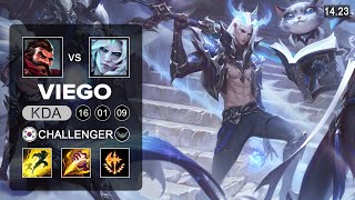 Viego vs Graves Jungle - KR Challenger - Patch 14.23 Season 14