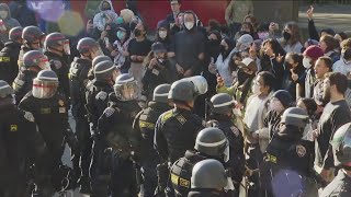 Large group gathers on UC San Diego campus after encampment dismantled, arrests made