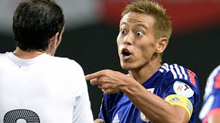 サッカー日本代表　アギーレジャパン初陣　日本対ウルグアイ　本田選手が鬼の形相！　守備のミスから２失点